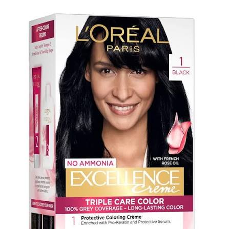 L'Oréal Paris Excellence Creme 1 Black 72ml